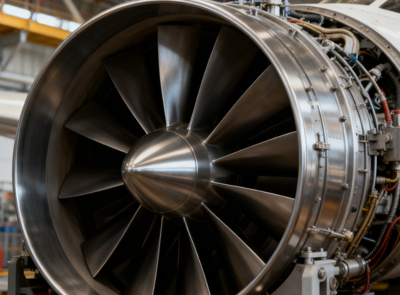 Aerospace turbine engine assembly