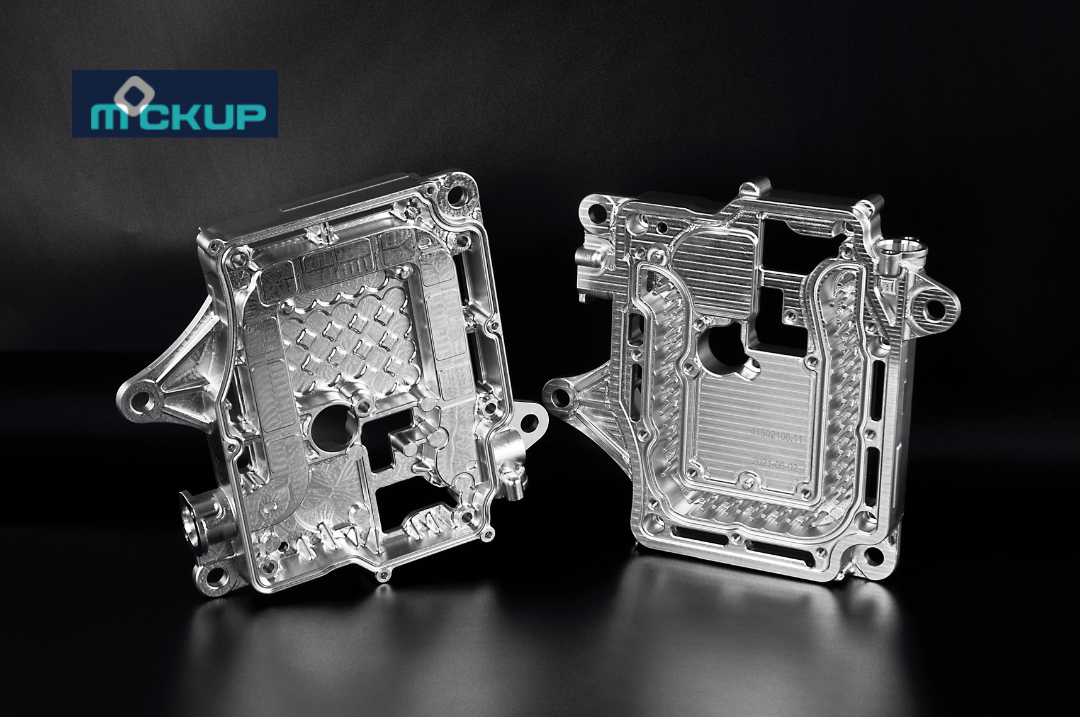 Media blasted CNC milled housing