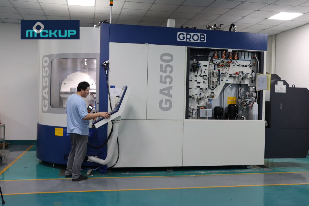 Five-axis CNC machining center