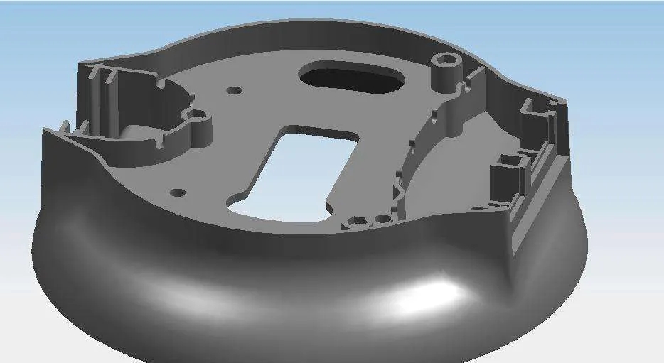 Engineering CAD review for an insert-molded component