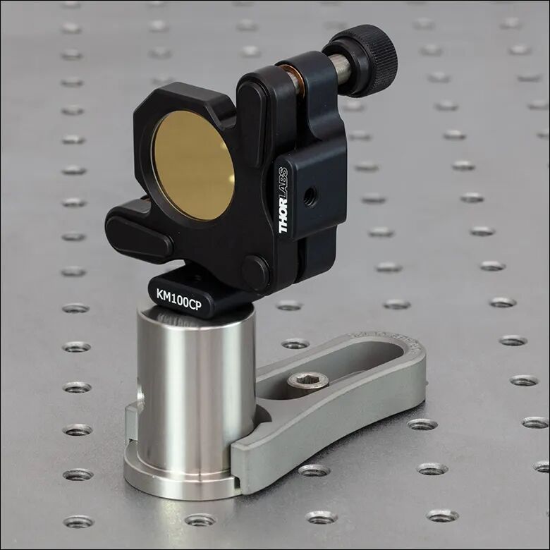Precision optical mount on an optical table