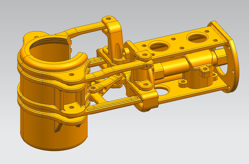 Lightweight engineered robotic structure